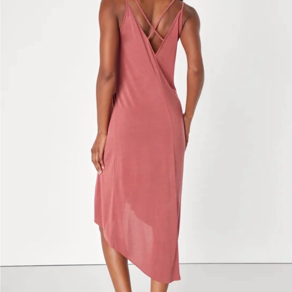 Lulus Lush Hi-Low Midi Dress XL - Picture 2 of 8
